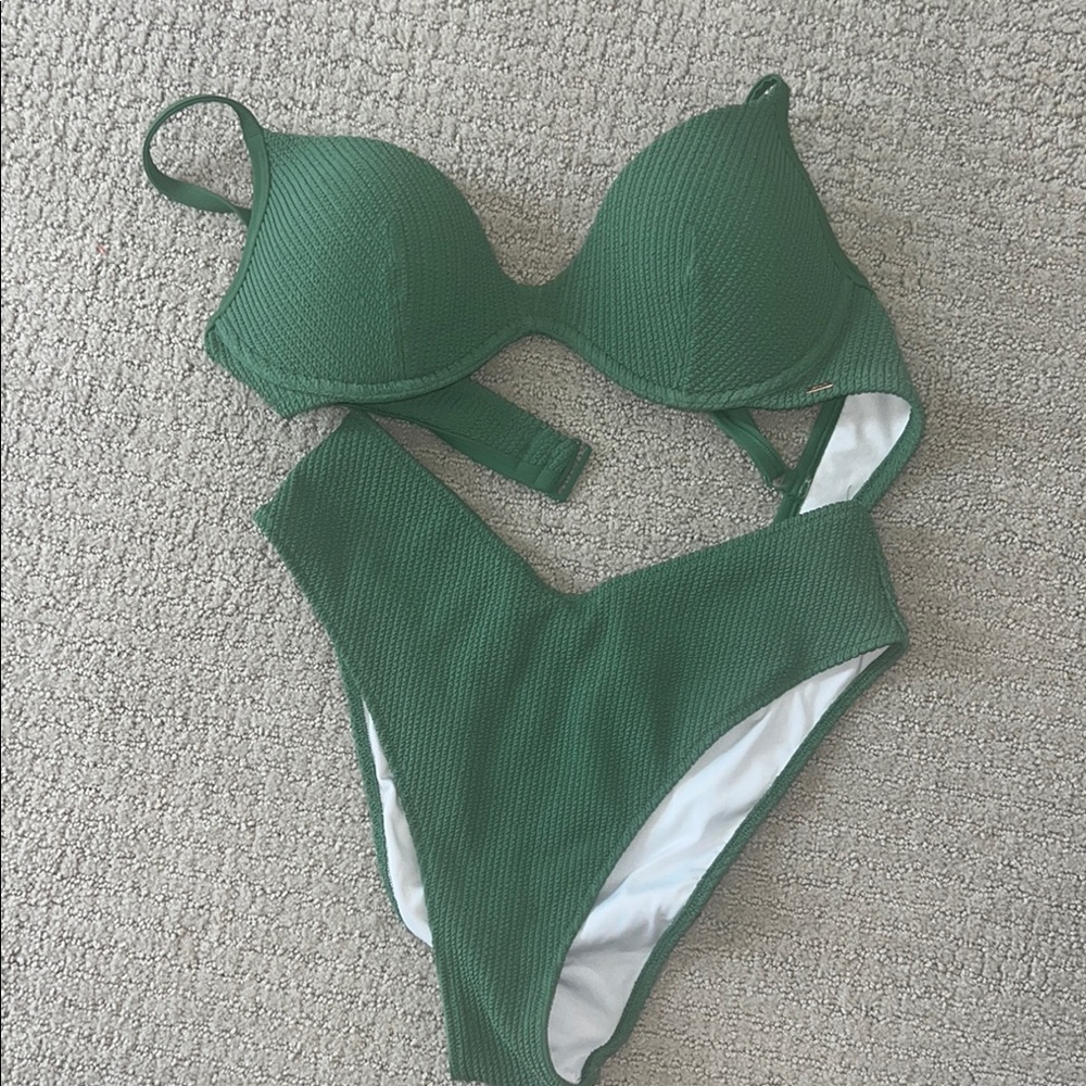 Victoria's Secret PINK Emerald Bikini Set